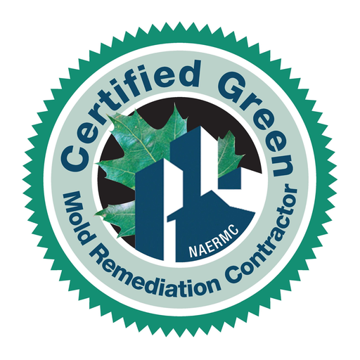 Certified Green Mold Remediation Contractor — NAERMC certification badge