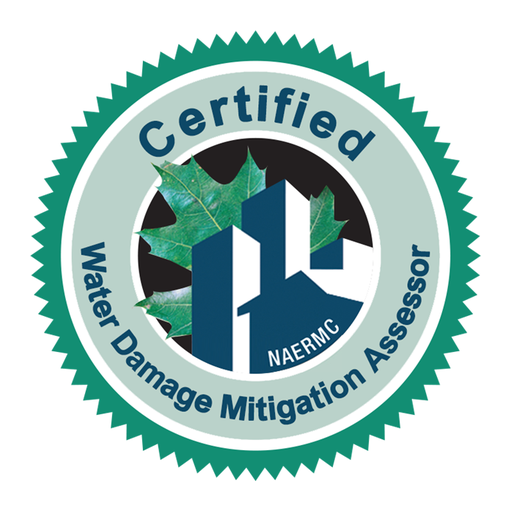 Certified Water Damage Mitigation Assessor — NAERMC certification badge